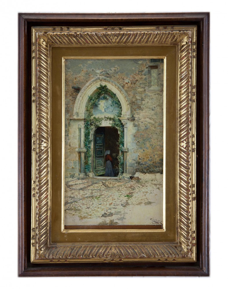 cesare tiratelli: Portale di chiesa Romana